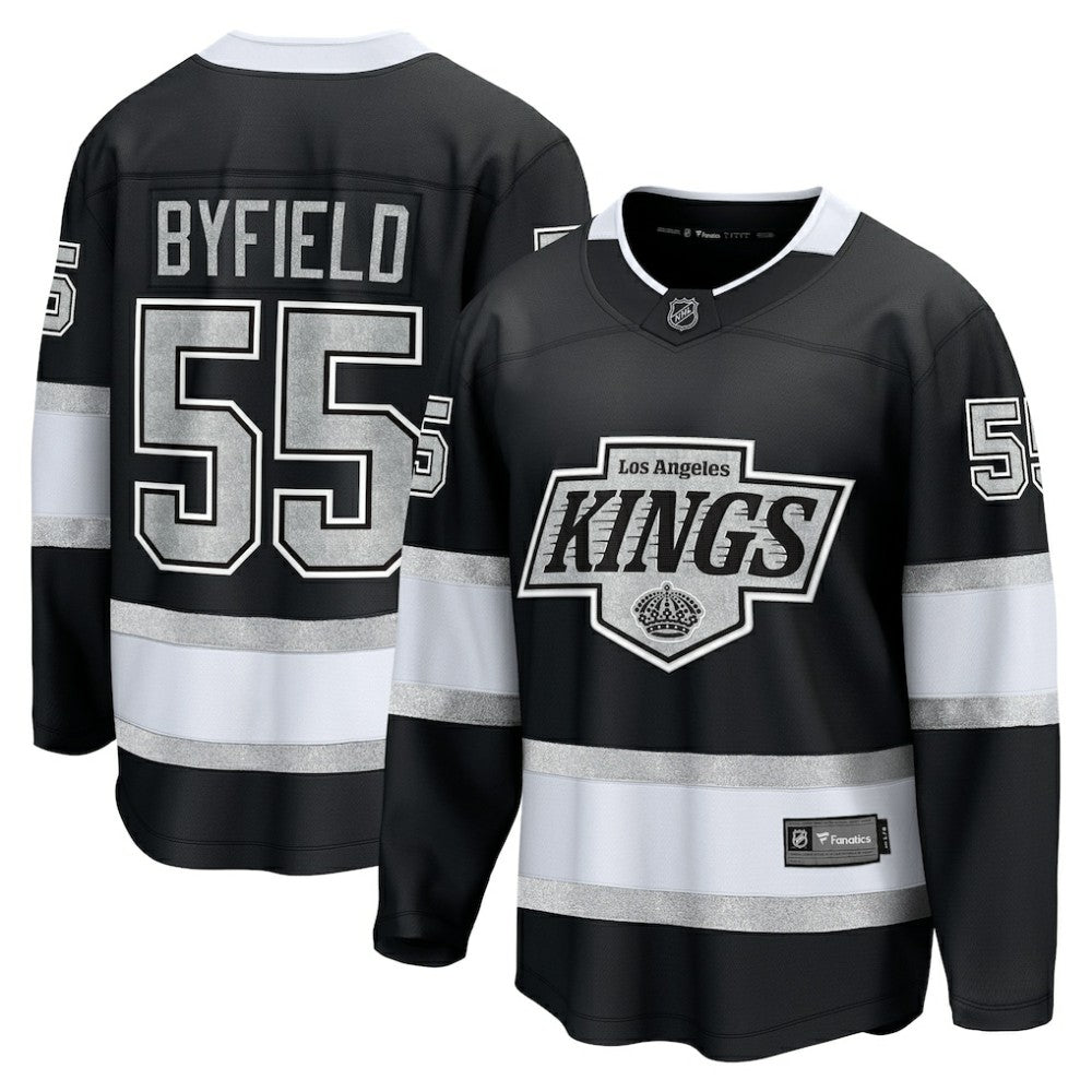 Quinton Byfield Los Angeles Kings Fanatics Home Breakaway Jersey - Black - NHL 203789057