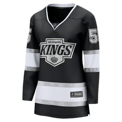 Quinton Byfield Los Angeles Kings Fanatics Women's Home Breakaway Jersey - Black - NHL 203789058