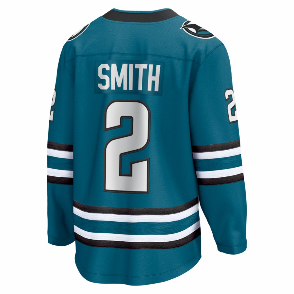 Will Smith San Jose Sharks Fanatics Home Breakaway Jersey - Teal - NHL 203789065