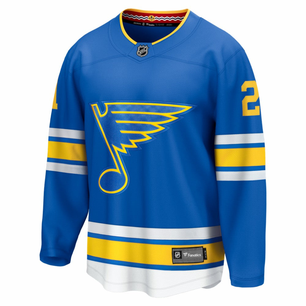 Jimmy Snuggerud St. Louis Blues Fanatics Home Breakaway Jersey - Blue - NHL 203789071