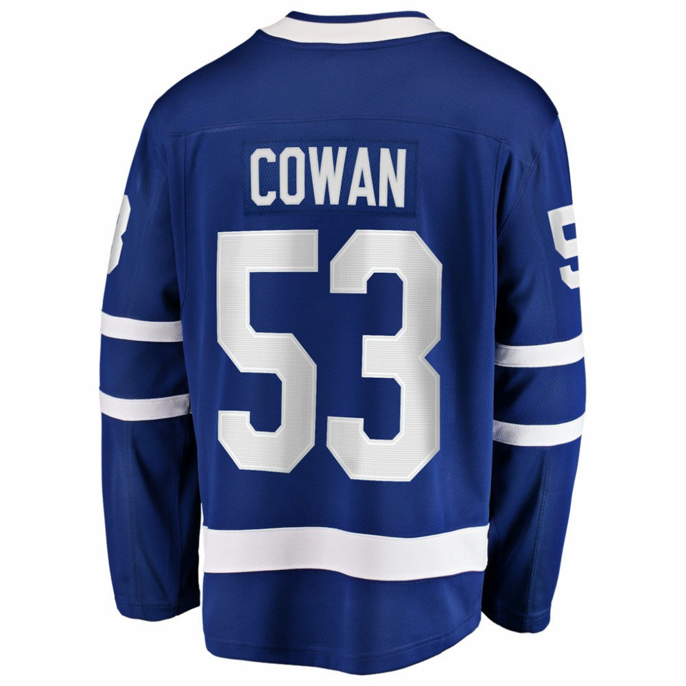 Easton Cowan Toronto Maple Leafs Fanatics Home Breakaway Jersey - Blue - NHL 203789073