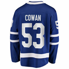 Easton Cowan Toronto Maple Leafs Fanatics Home Breakaway Jersey - Blue - NHL 203789073