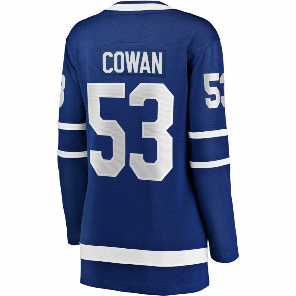 Easton Cowan Toronto Maple Leafs Indiana Women's Home Breakaway Jersey - Blue - NHL 203789074