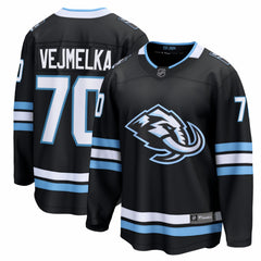 Karel Vejmelka Utah Mammoth Fanatics Home Breakaway Jersey - Black - NHL 203789075