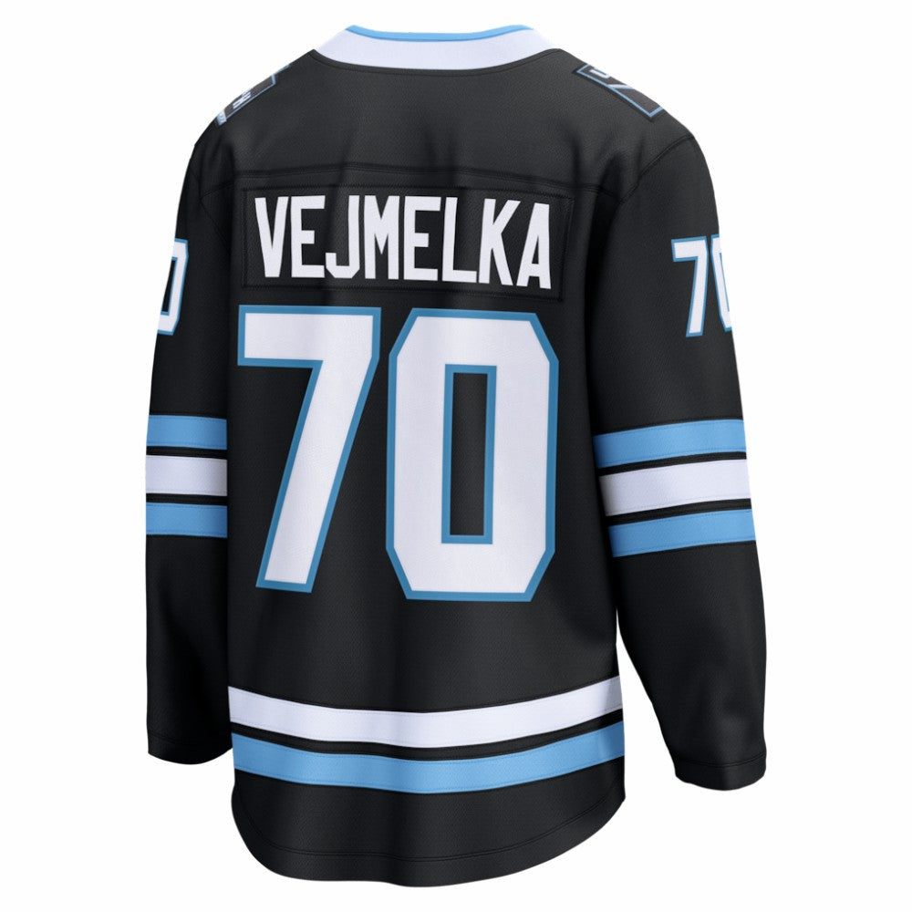 Karel Vejmelka Utah Mammoth Fanatics Home Breakaway Jersey - Black - NHL 203789075