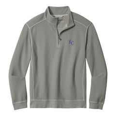 Kansas City Royals Tommy Bahama Montego Bay Half-Zip Sweatshirt - Gray - MLB Online