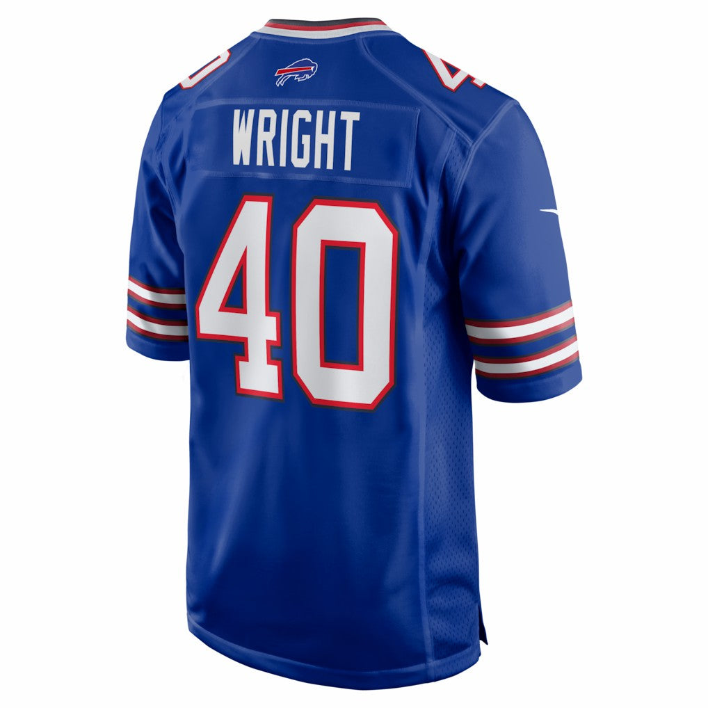 Nike Matthew Wright Buffalo Bills Team Game Jersey Royal