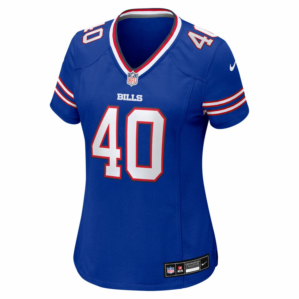 Nike Matthew Wright Buffalo Bills Women's Team Game Jersey Royal