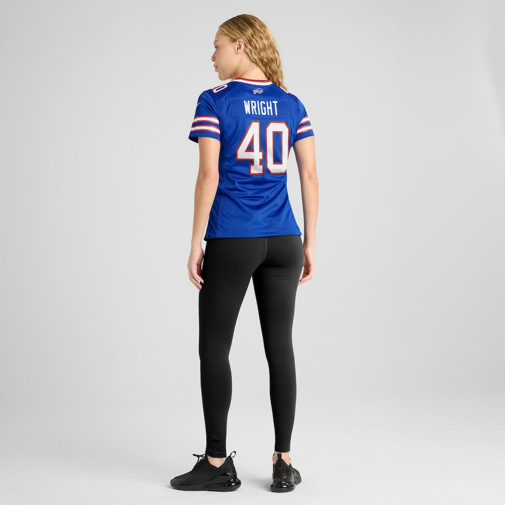 Nike Matthew Wright Buffalo Bills Women's Team Game Jersey Royal