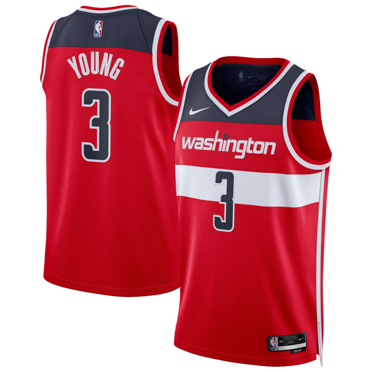 Trae Young Washington Wizards Unisex Swingman Jersey Icon Edition Red | Nike