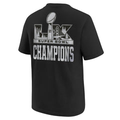 Nike Seattle Seahawks Youth Super Bowl LX Champions Locker Room Trophy Collection Authentic T-Shirt Black