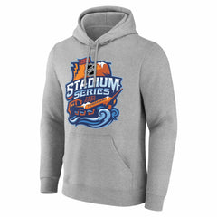Boston Bruins 2026 NHL Stadium Series Personalized Name & Number Hoodie - Gray - NHL 203794842