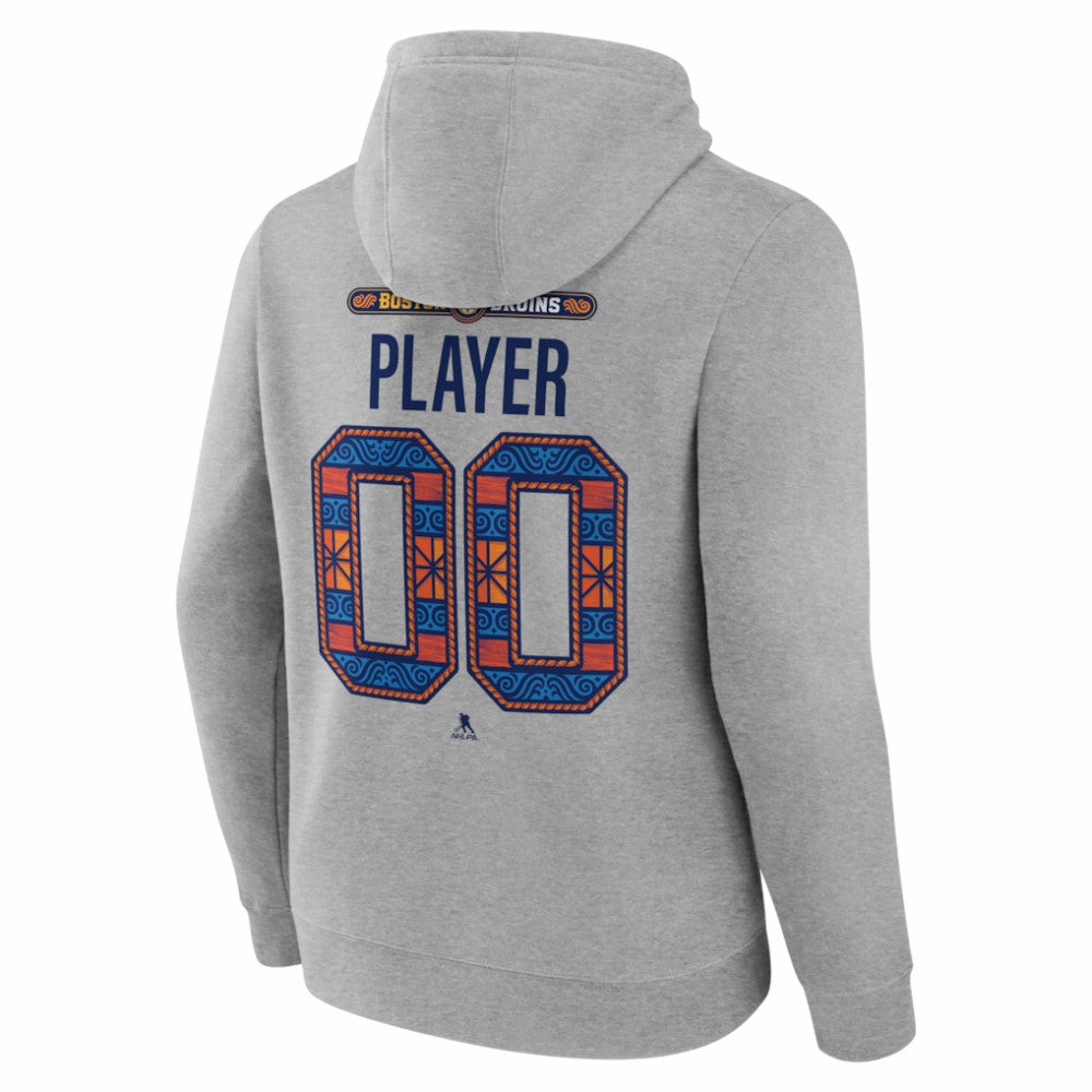 Boston Bruins 2026 NHL Stadium Series Personalized Name & Number Hoodie - Gray - NHL 203794842