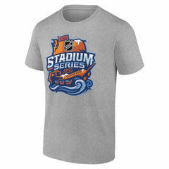 Boston Bruins 2026 NHL Stadium Series Personalized Name & Number T-Shirt - Gray - NHL 203794843