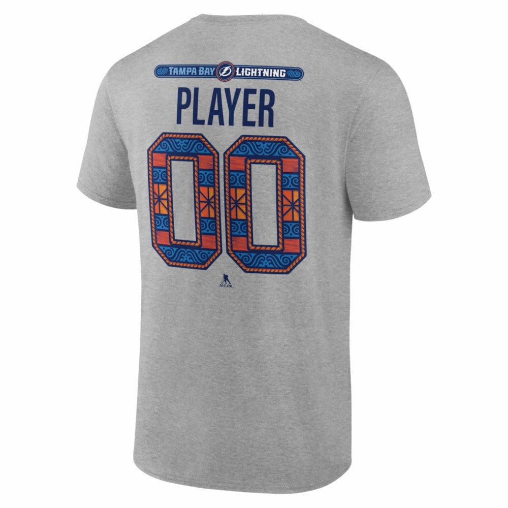Tampa Bay Lightning 2026 NHL Stadium Series Personalized Name & Number T-Shirt - Gray - NHL 203794846