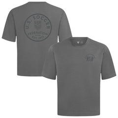 USMNT Levelwear Luxe Signature Knit Transit T-Shirt Gray