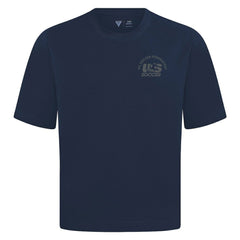 USMNT Levelwear Luxe Signature Knit Transit T-Shirt Navy