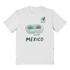 Mexico National Team Vive La Fete Youth Chilena Style T-Shirt White