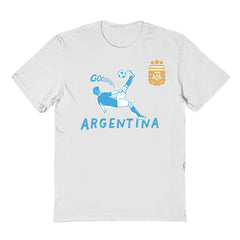 Argentina National Team Vive La Fete Youth Chilena Style T-Shirt White