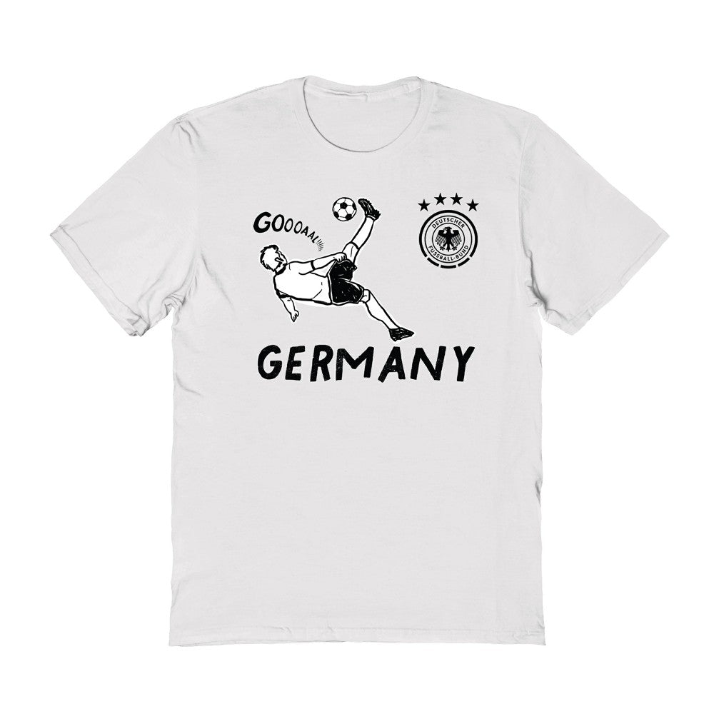 Germany National Team Vive La Fete Women's Chilena Style T-Shirt White