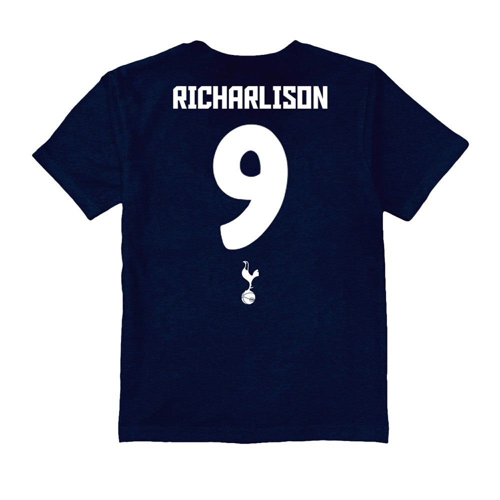 Richarlison Tottenham Hotspur Vive La Fete Youth Player Name & Number Chilena Style T-Shirt Navy