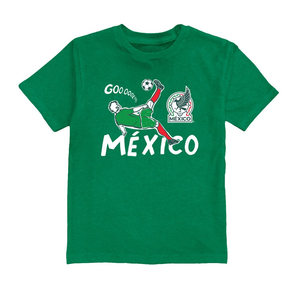 Edson Álvarez Mexico National Team Vive La Fete Youth Player Name & Number Chilena Style T-Shirt Green