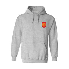 Spain National Team Vive La Fete Women's Color Badge Fleece Hoodie Gray
