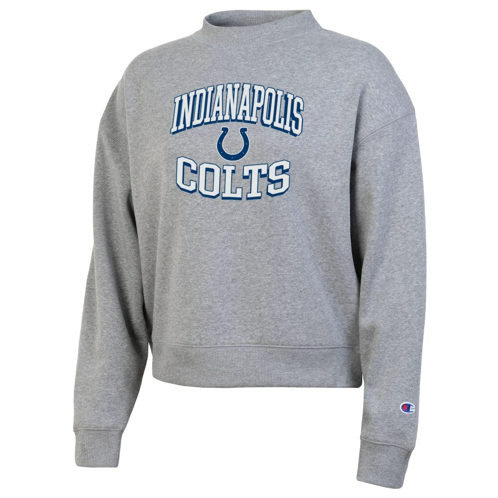 Indianapolis Colts Champion Women's Triumph Tri-Blend Sweatshirt Gray