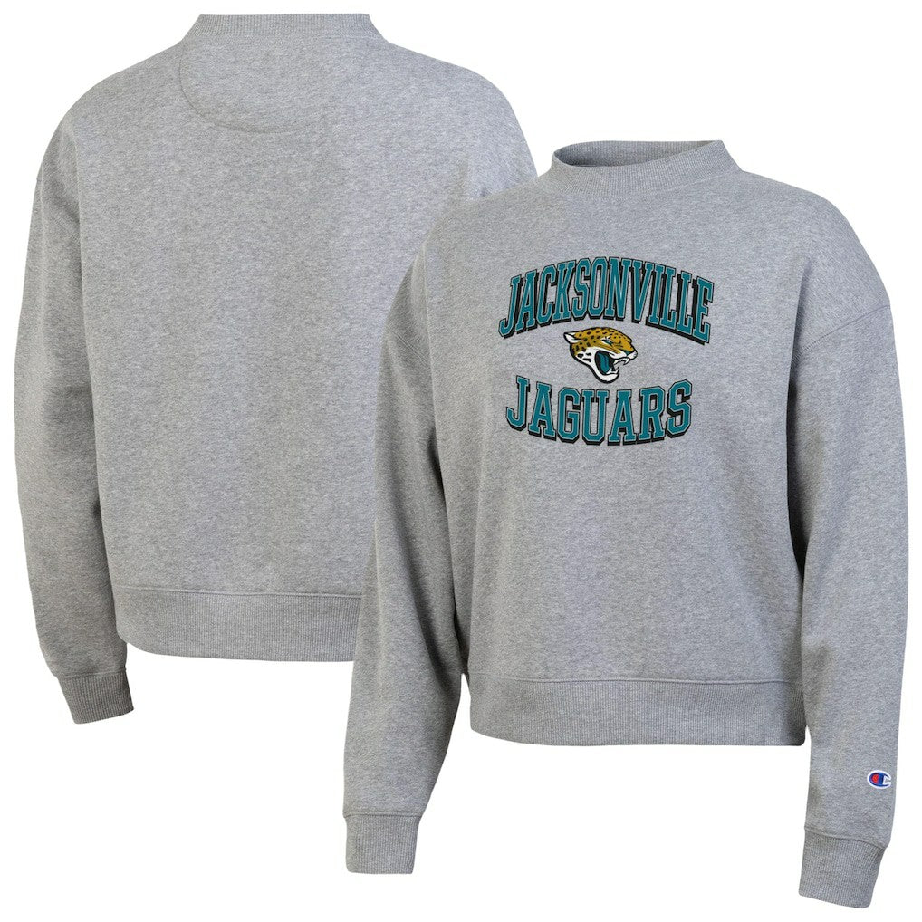 Jacksonville Jaguars Champion Women's Triumph Tri-Blend Sweatshirt Gray