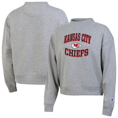 Kansas City Chiefs Champion Women's Triumph Tri-Blend Sweatshirt Gray