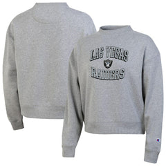Las Vegas Raiders Champion Women's Triumph Tri-Blend Sweatshirt Gray