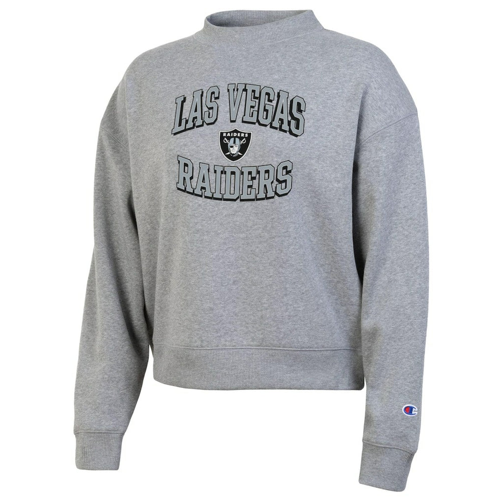 Las Vegas Raiders Champion Women's Triumph Tri-Blend Sweatshirt Gray
