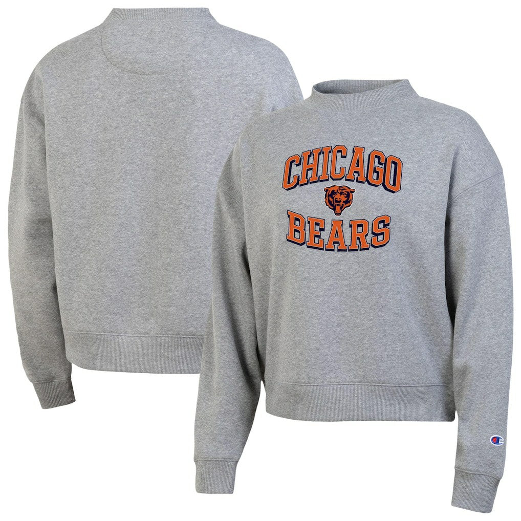 Chicago Bears Champion Women's Triumph Tri-Blend Sweatshirt Gray