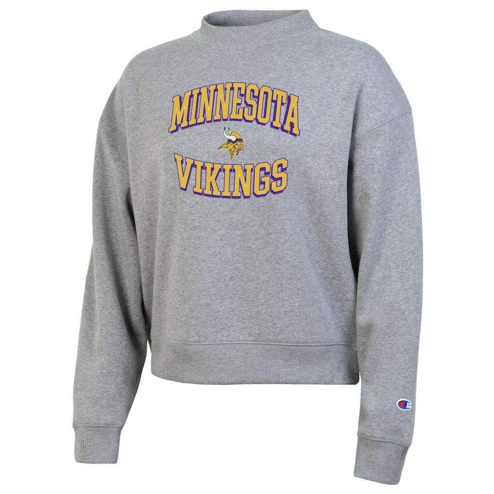 Minnesota Vikings Champion Women's Triumph Tri-Blend Sweatshirt Gray