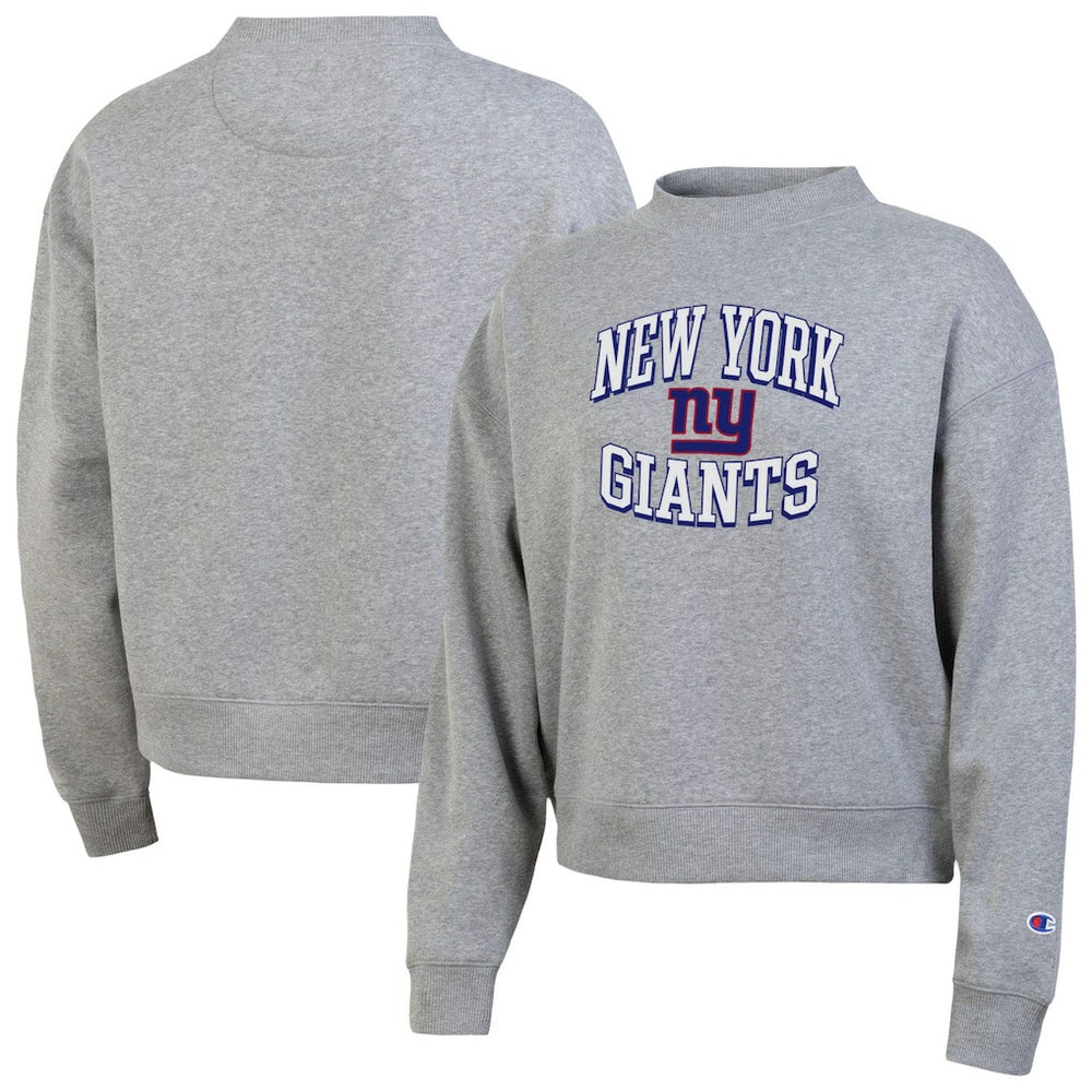New York Giants Champion Women's Triumph Tri-Blend Sweatshirt Gray