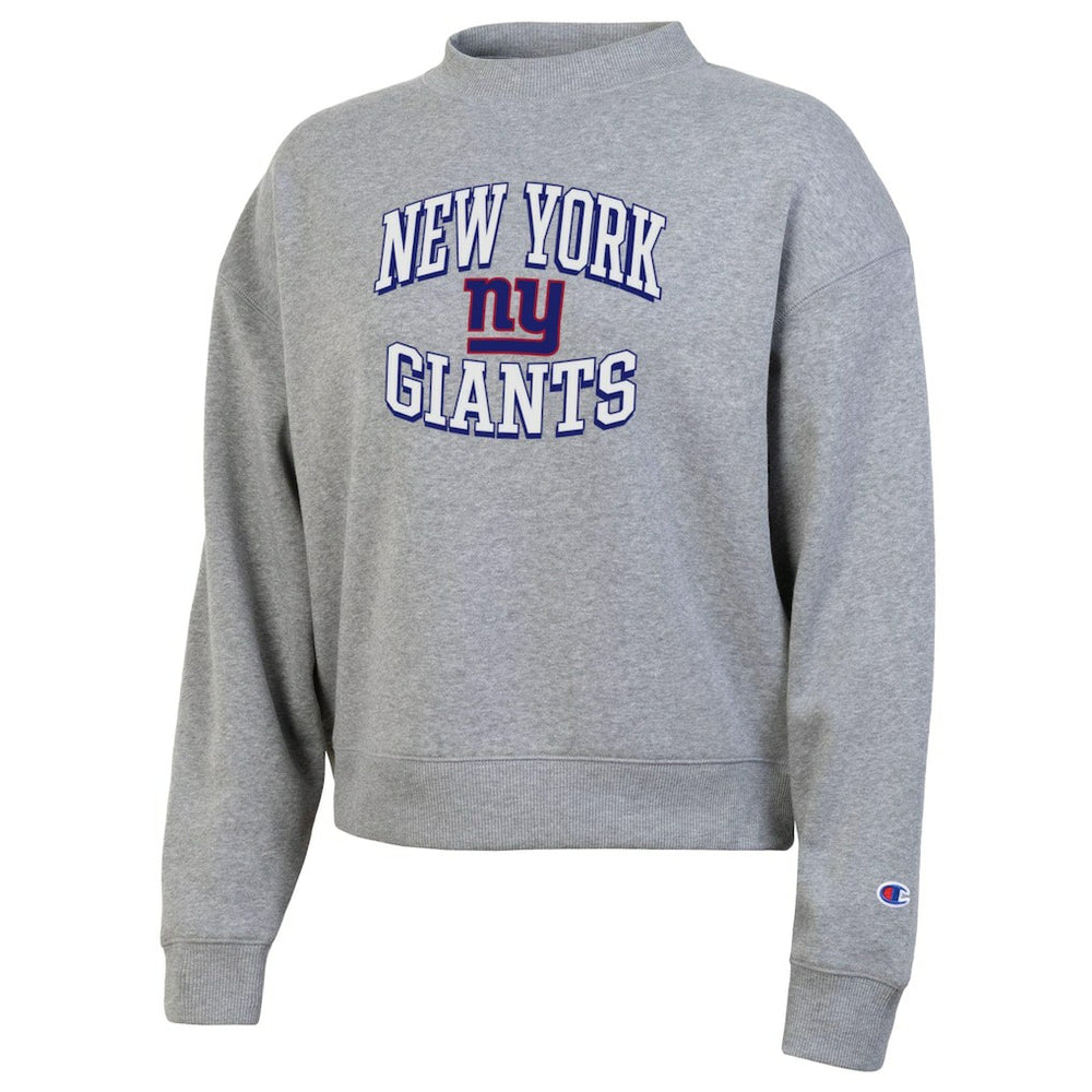 New York Giants Champion Women's Triumph Tri-Blend Sweatshirt Gray