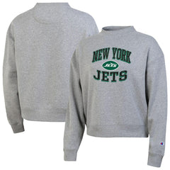New York Jets Champion Women's Triumph Tri-Blend Sweatshirt Gray