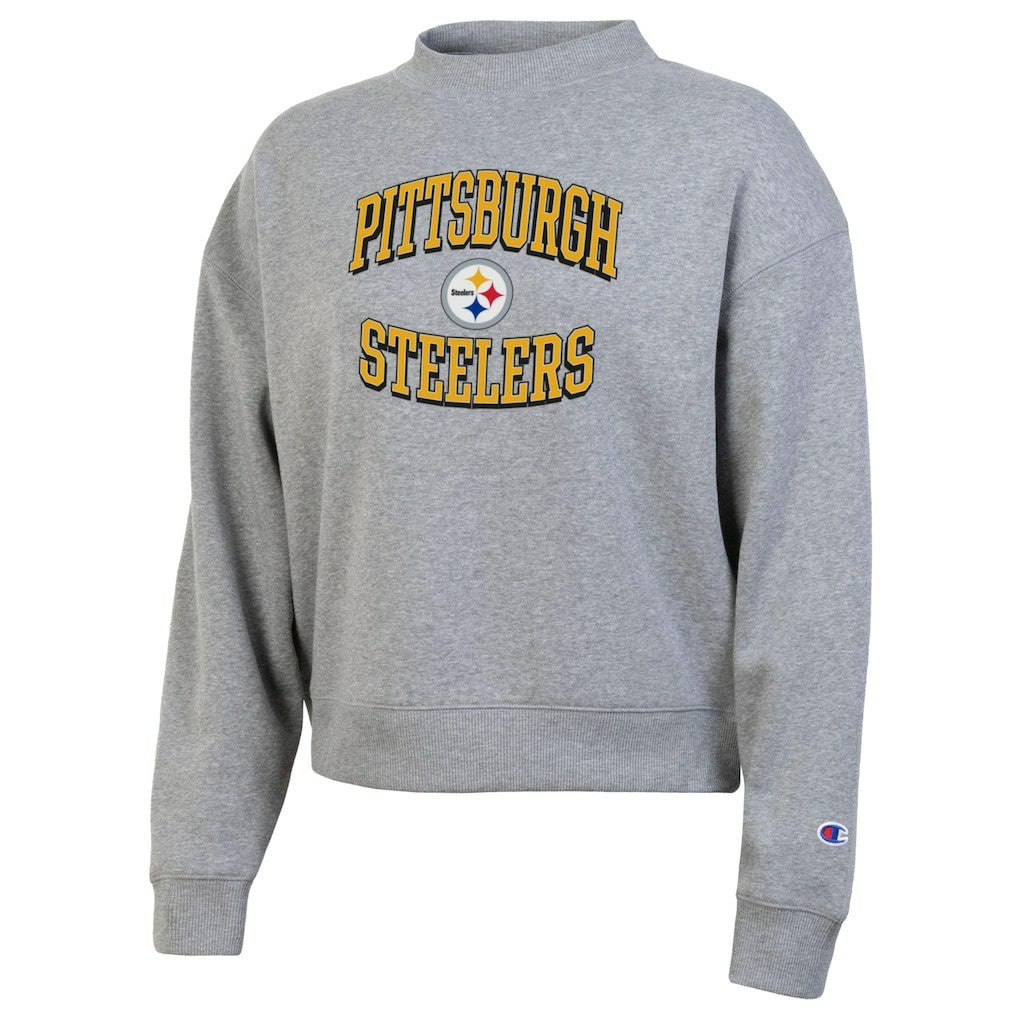 Pittsburgh Steelers Champion Women's Triumph Tri-Blend Sweatshirt Gray