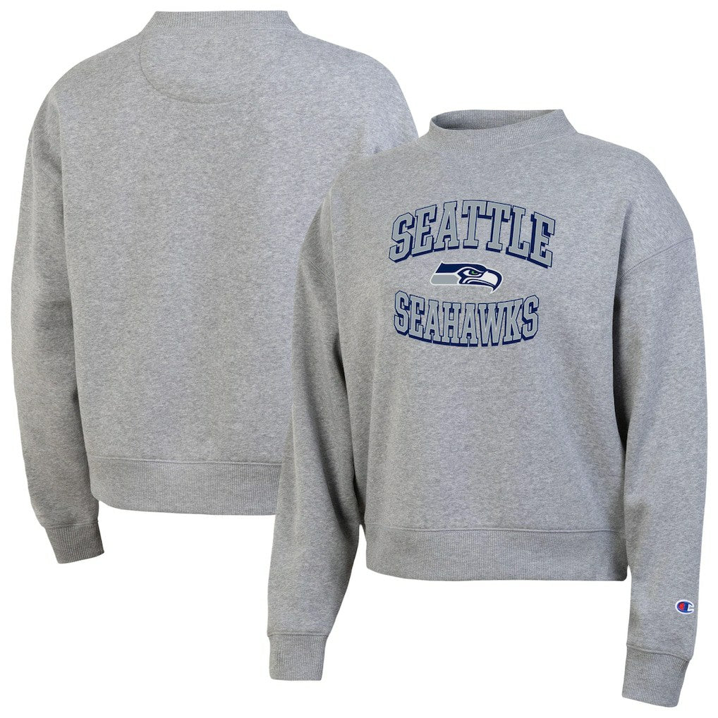 Seattle Seahawks Champion Women's Triumph Tri-Blend Sweatshirt Gray