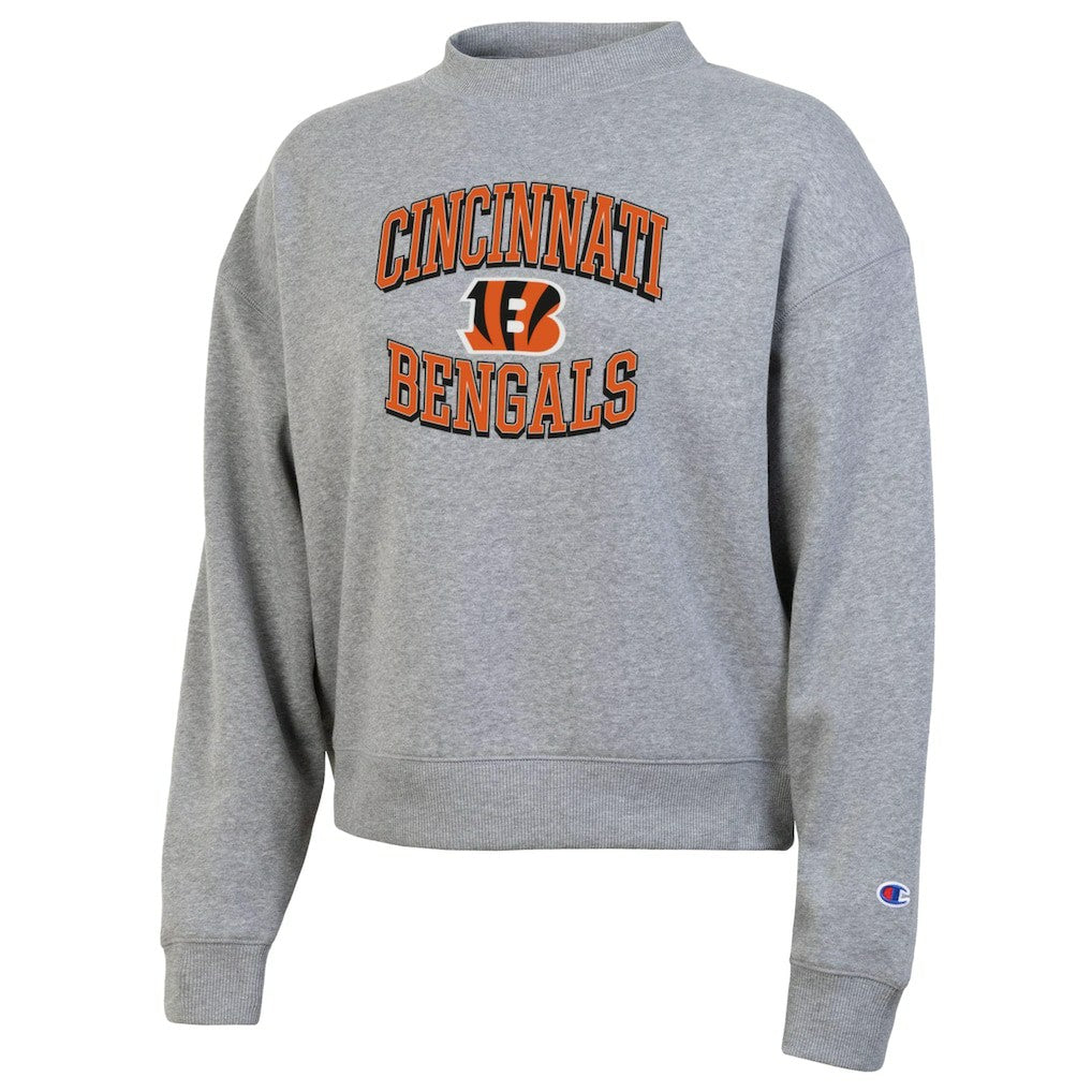 Cincinnati Bengals Champion Women's Triumph Tri-Blend Sweatshirt Gray