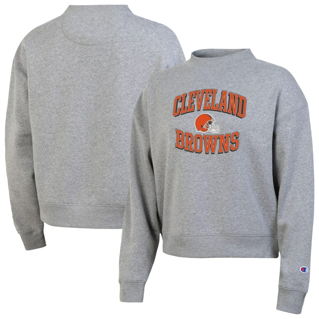 Cleveland Browns Champion Women's Triumph Tri-Blend Sweatshirt Gray