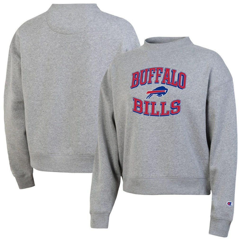 Buffalo Bills Champion Women's Triumph Tri-Blend Sweatshirt Gray