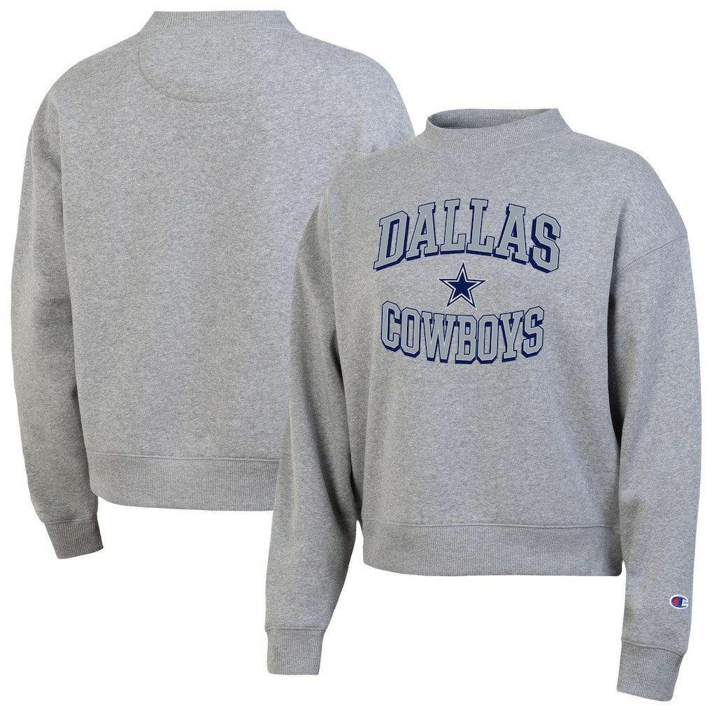 Dallas Cowboys Champion Women's Triumph Tri-Blend Sweatshirt Gray
