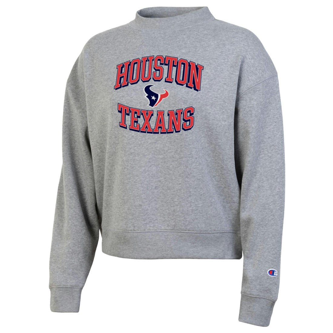 Houston Texans Champion Women's Triumph Tri-Blend Sweatshirt Gray