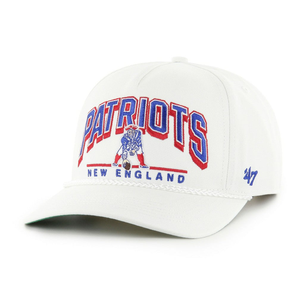 47 brand New England Patriots '47 Coltrane Throwback Rope Hitch Adjustable Hat White
