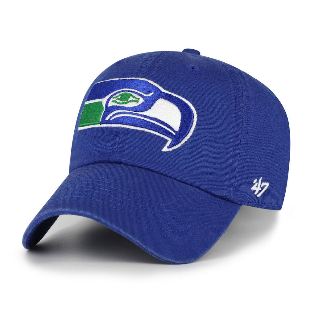 47 brand Seattle Seahawks '47 Clean Up Throwback Adjustable Hat Royal