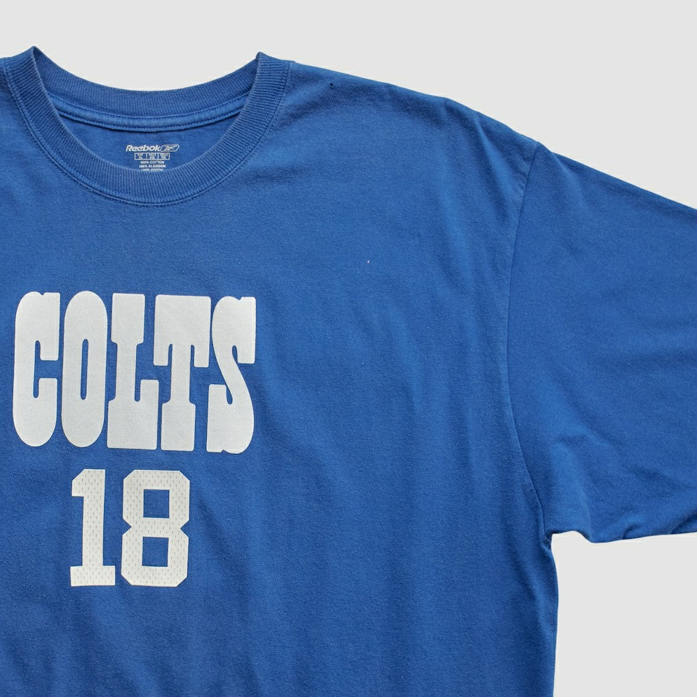 Fanatics Indianapolis Colts Reebok 2010s T-shirt Blue Vintage