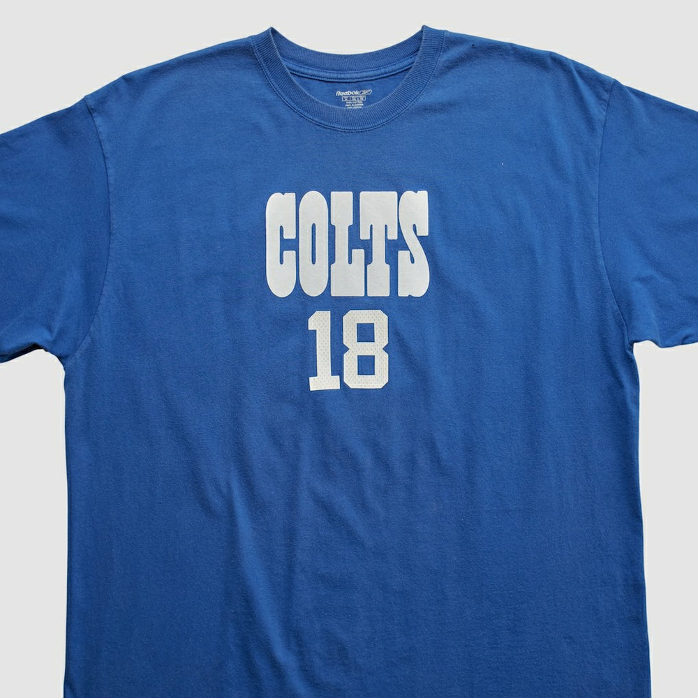 Fanatics Indianapolis Colts Reebok 2010s T-shirt Blue Vintage