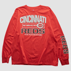 Cincinnati Reds Genuine Merchandise 2000s Long Sleeve T-shirt - Red - XVintage - Fanatics Lifestyle