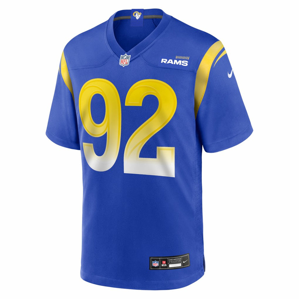 Nike Harrison Mevis Los Angeles Rams Team Game Jersey Royal